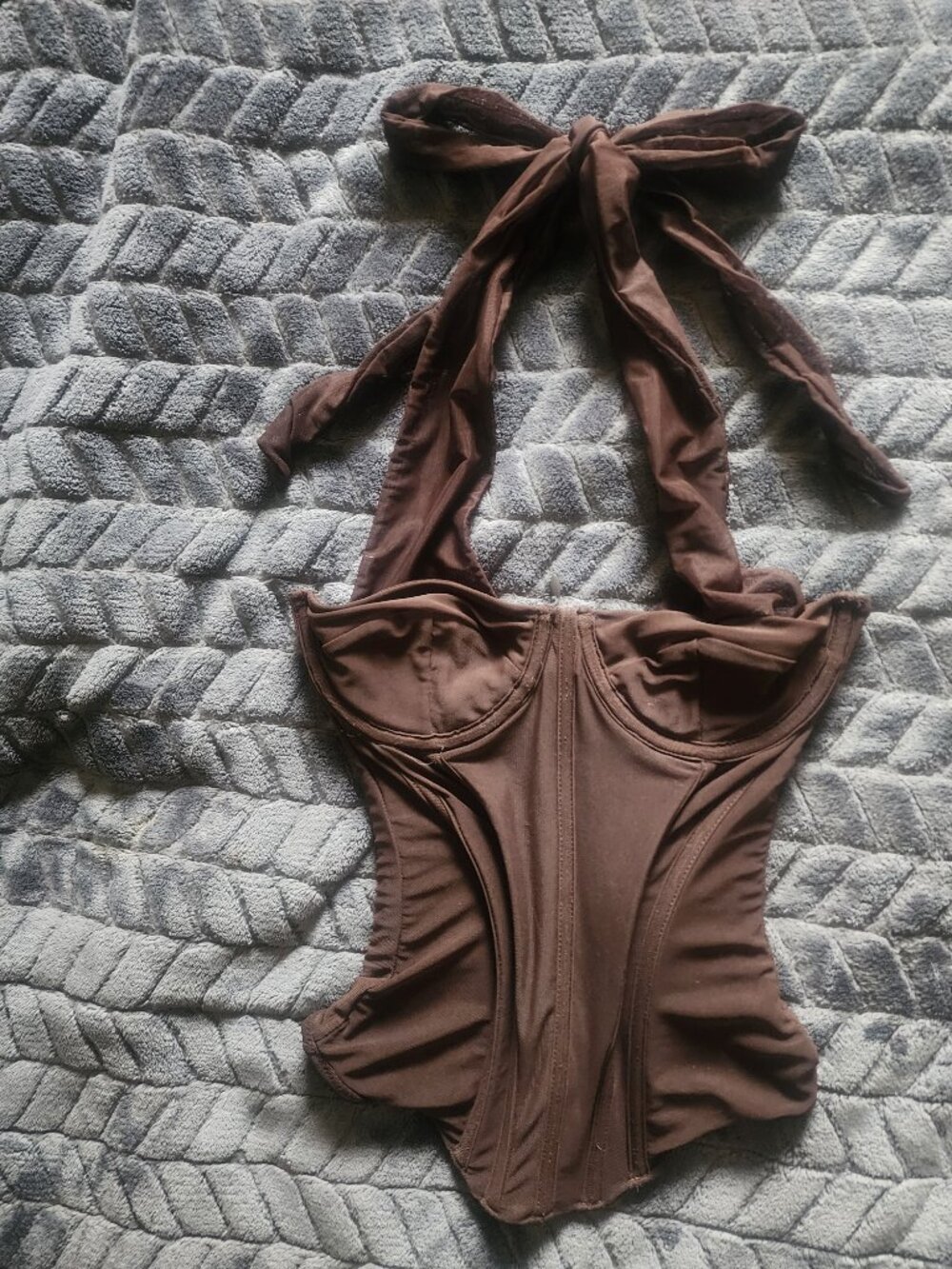 White Fox NWOT It's a Sure Thing Bustier Top XS